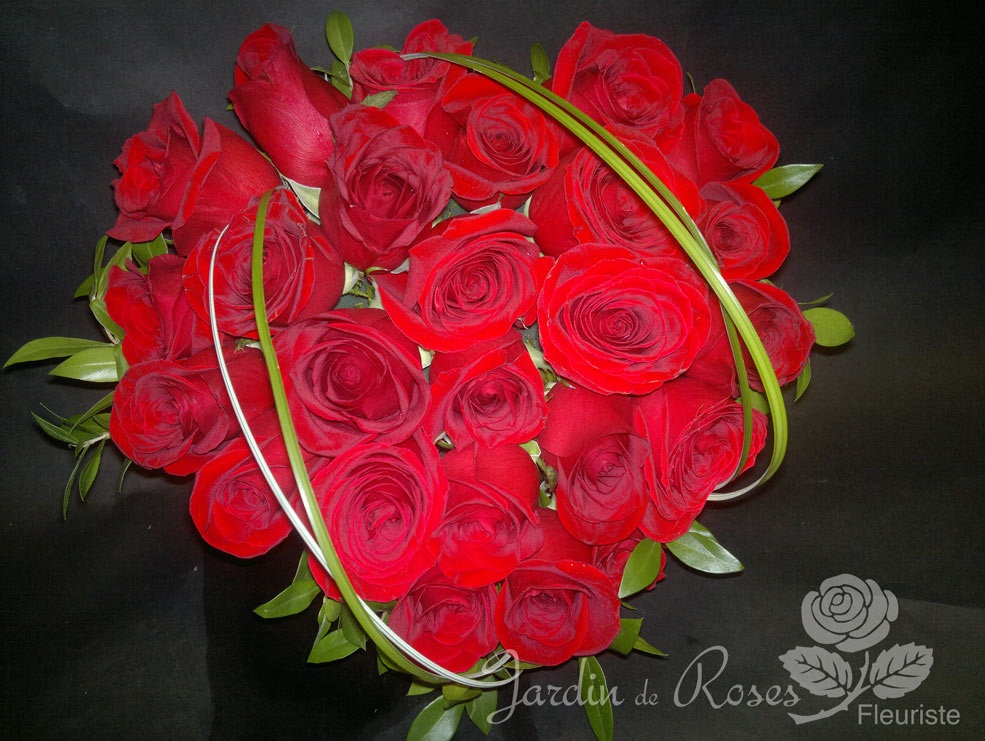 Roses rouges St-Valentin