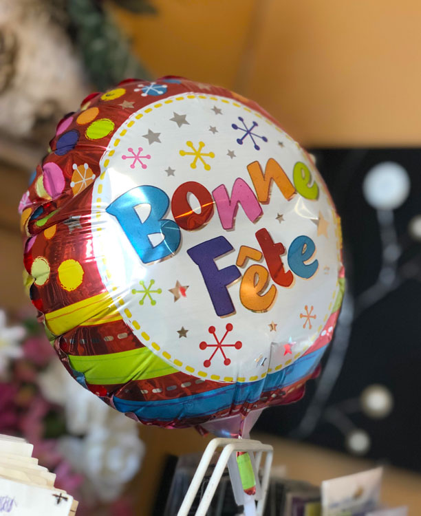 Ballon Milar gonflé à l'hélium