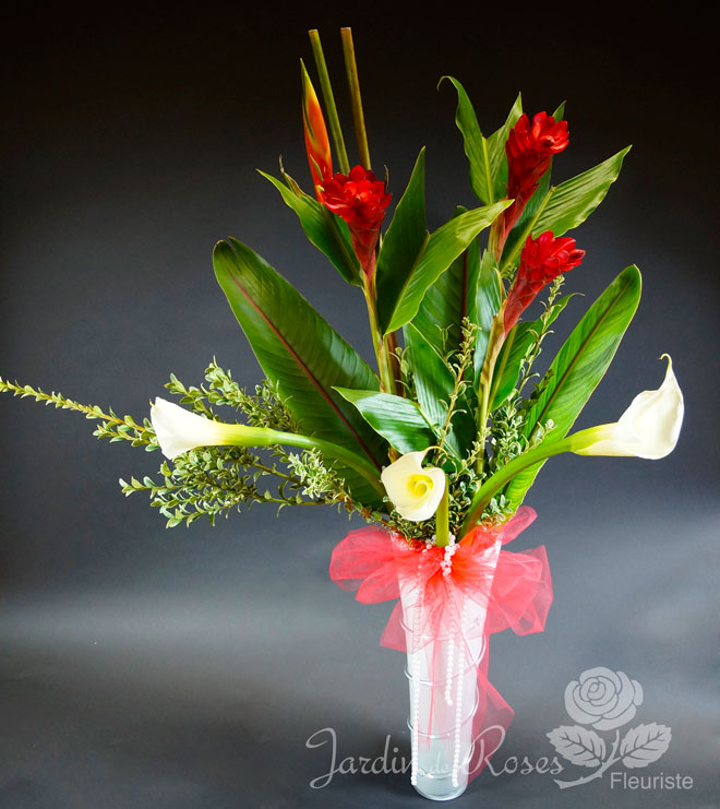Bouquet exotique – Livraison de fleurs St-Hubert, La Prairie – Rive-sud de  Montréal