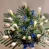 Arrangement fleurs funéraire